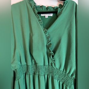 Gorgeous emerald green Emma & Michele dress. Size 2x.